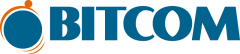 Internetleverantörer Bitcoms logotyp