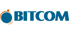 Internetleverantörer Bitcoms logotyp