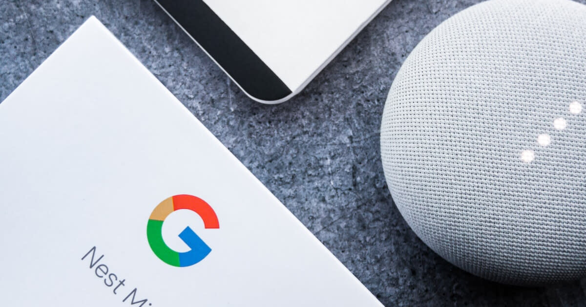 Google Nest Mini smart speaker