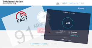 olika verktyg för att testa internethastighet