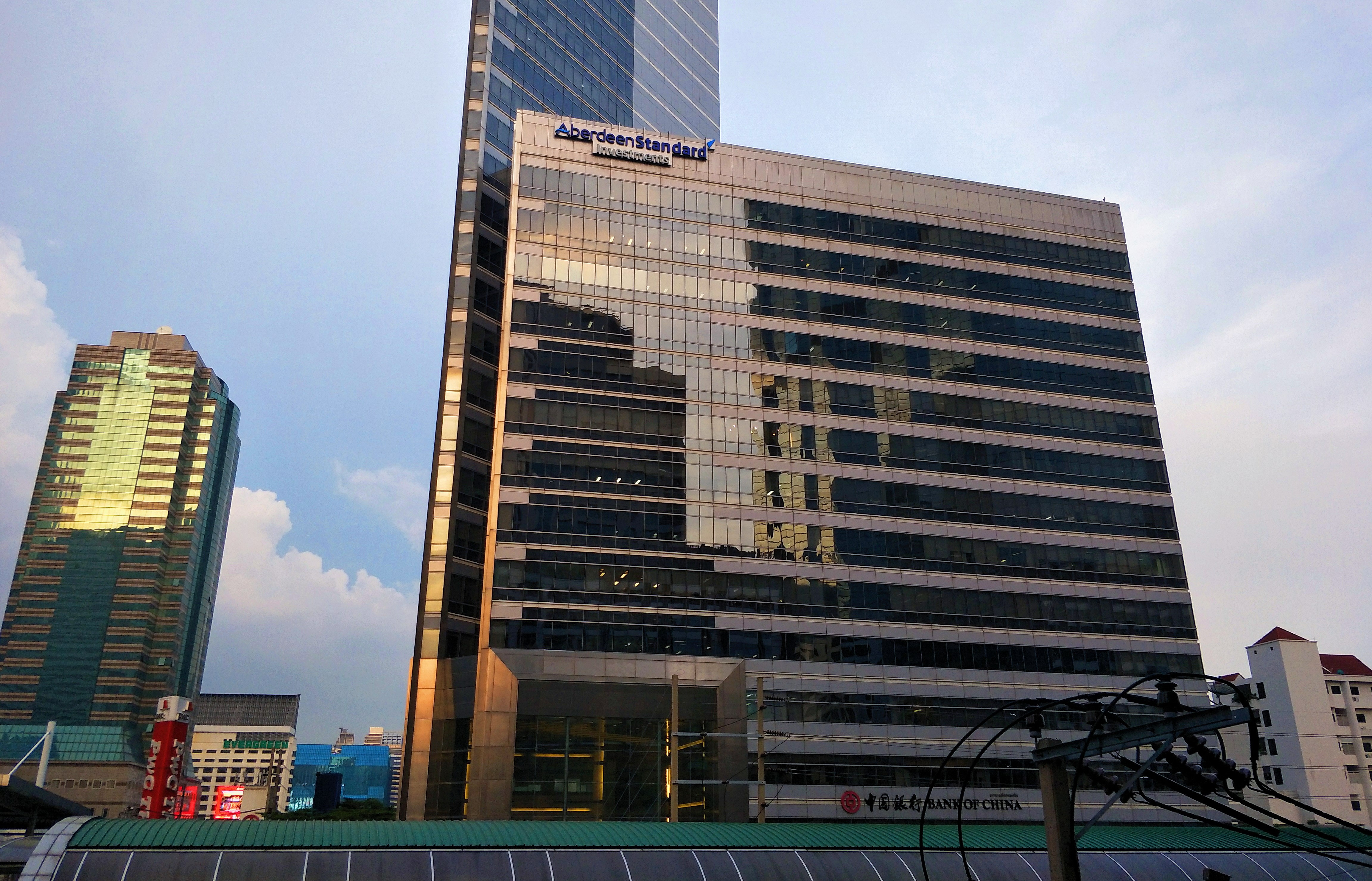 a tall building with many windows