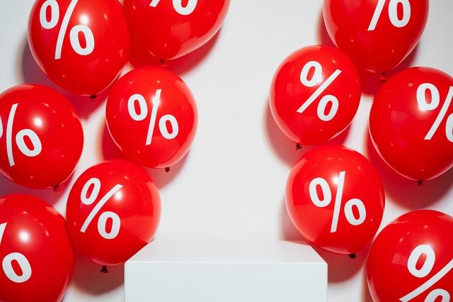 a group of red balloons