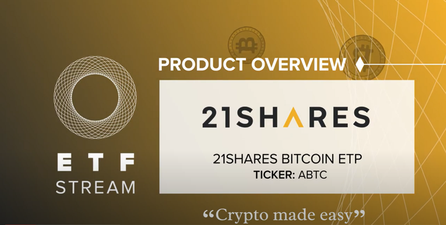 Product Overview Video ABTC 21-Shares Bitcoin ETP