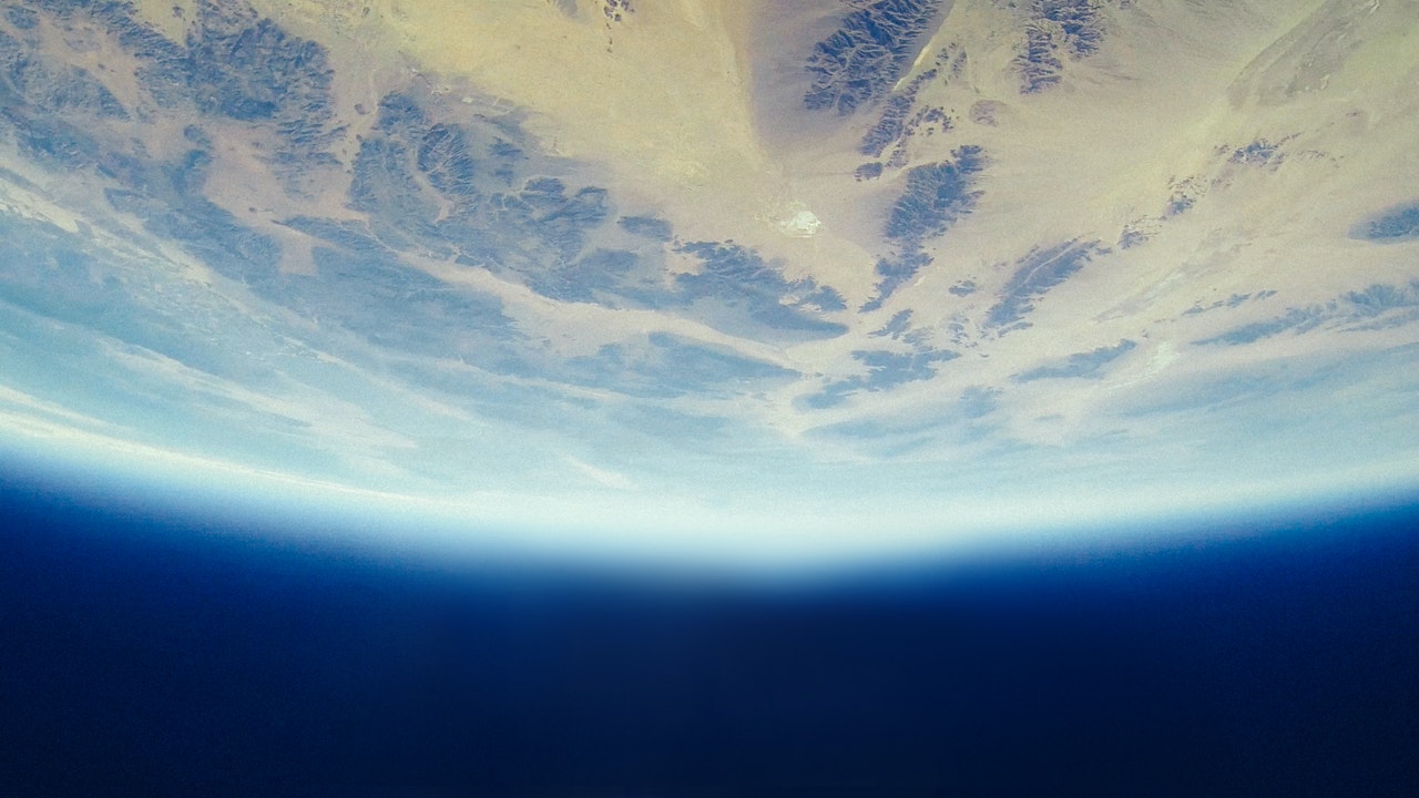 a view of the earth from space