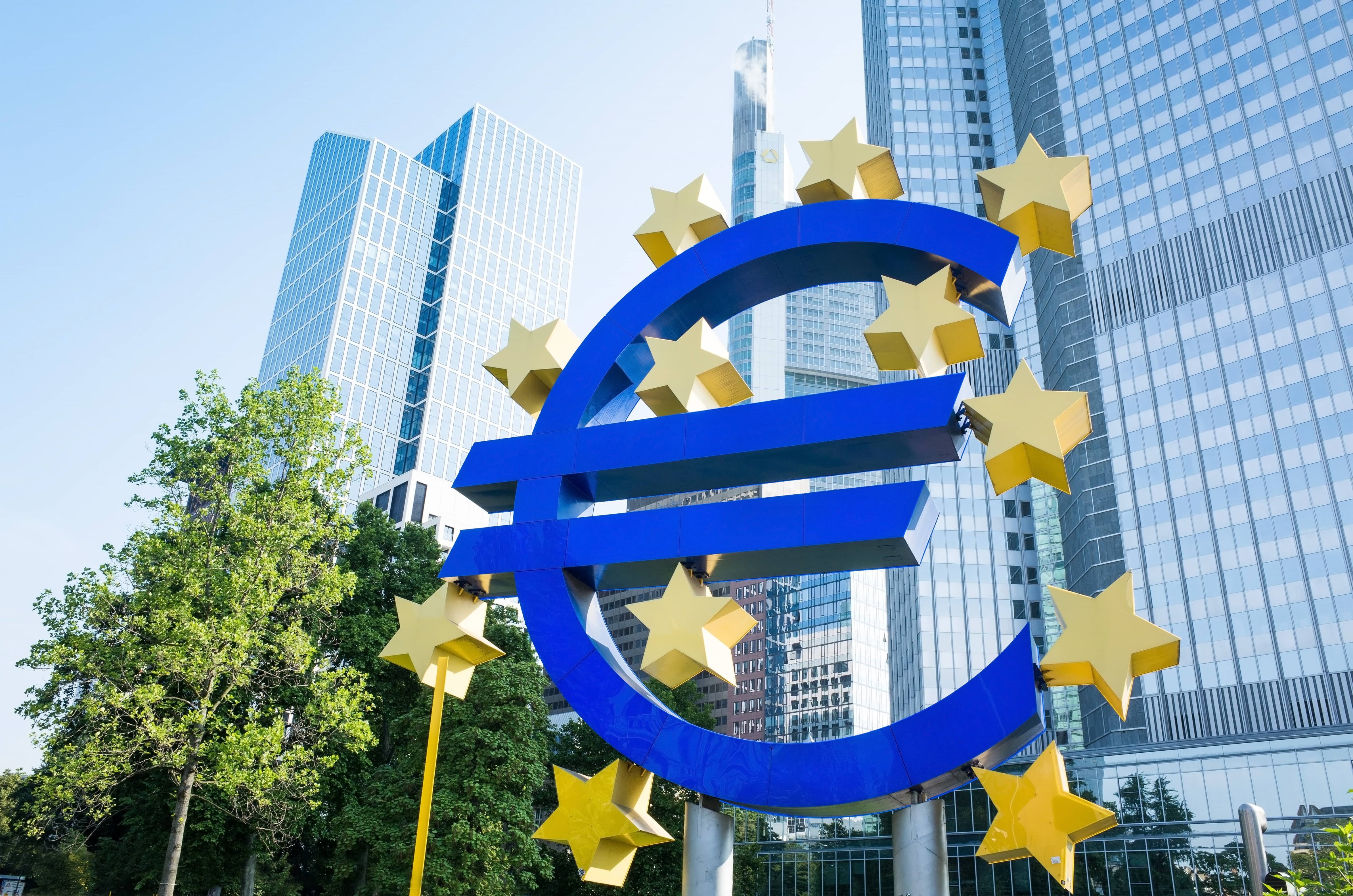 European central bank euro symbol