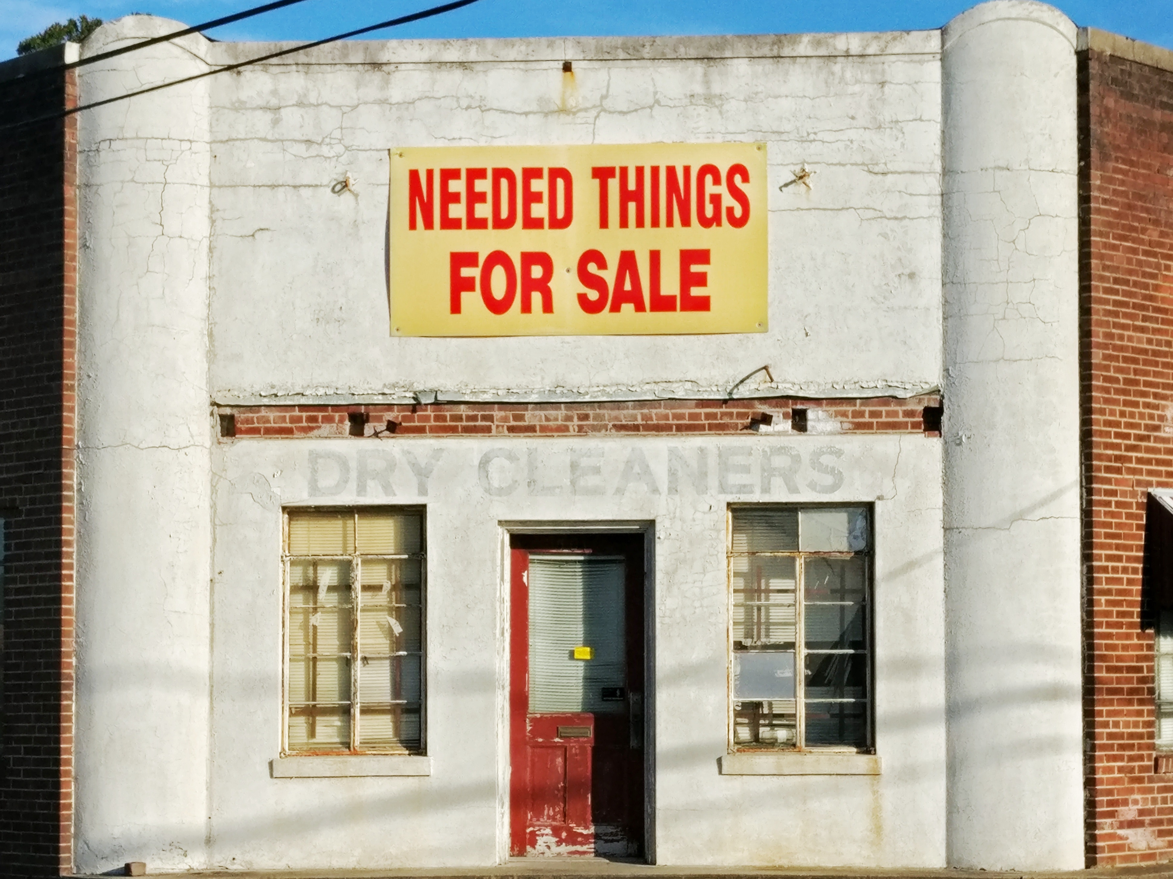 a sign on a building