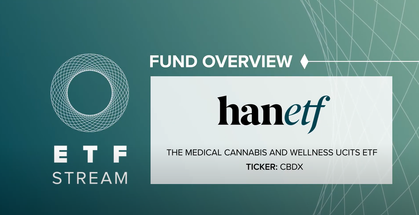 Fund Overview Video CBDX Medical Cannabis and Wellness UCITS ETF from HANetf