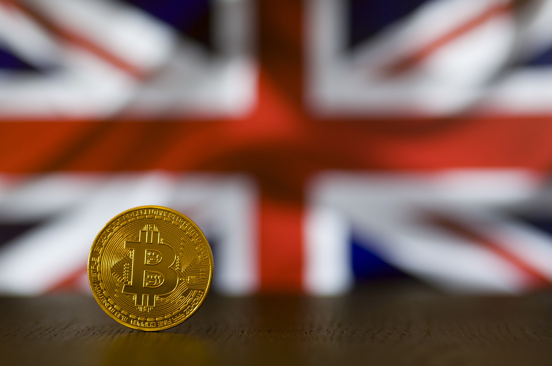 a gold coin on a table