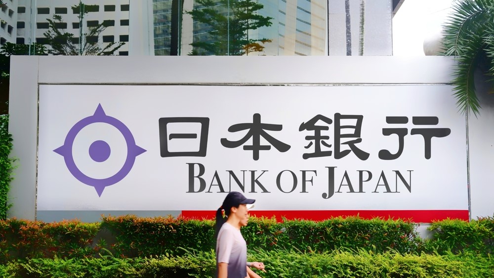 Bank of Japan sign