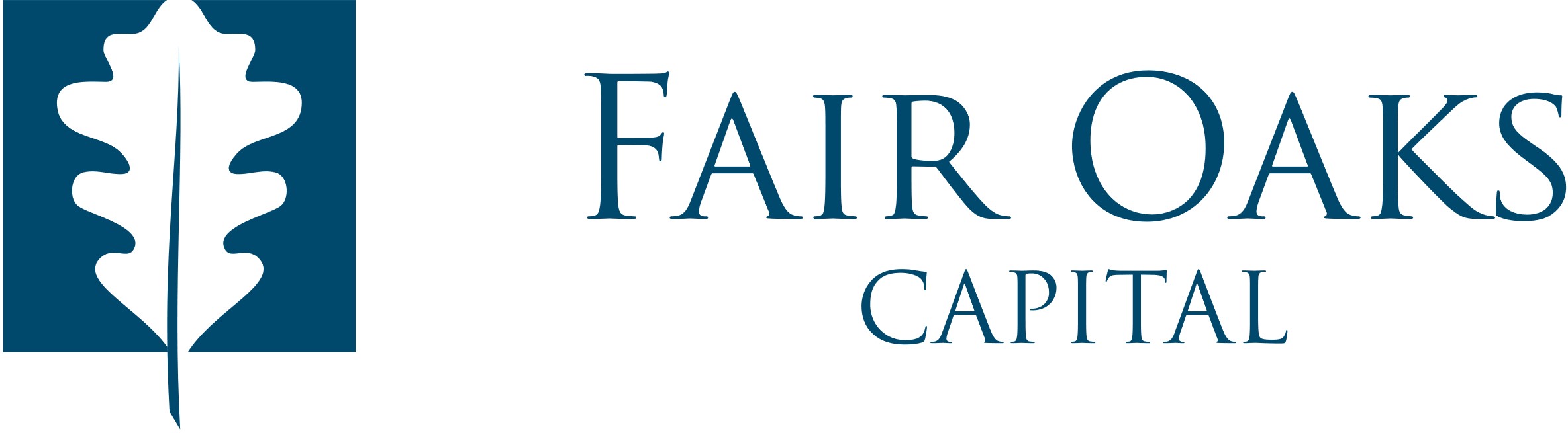 Logo for Fair Oaks Capital