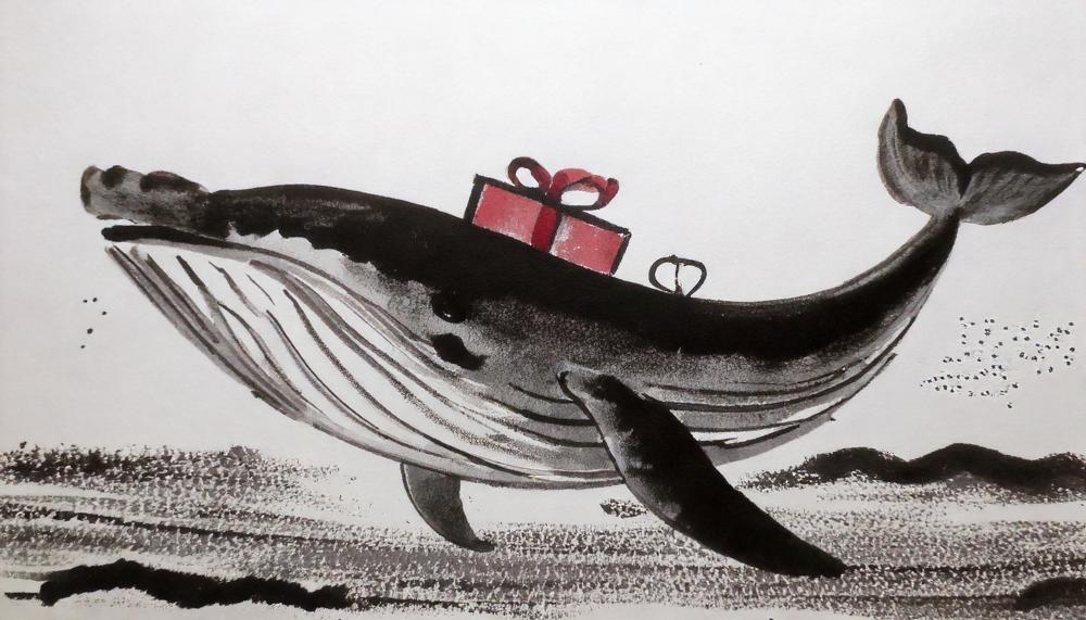 Giftwhale painting