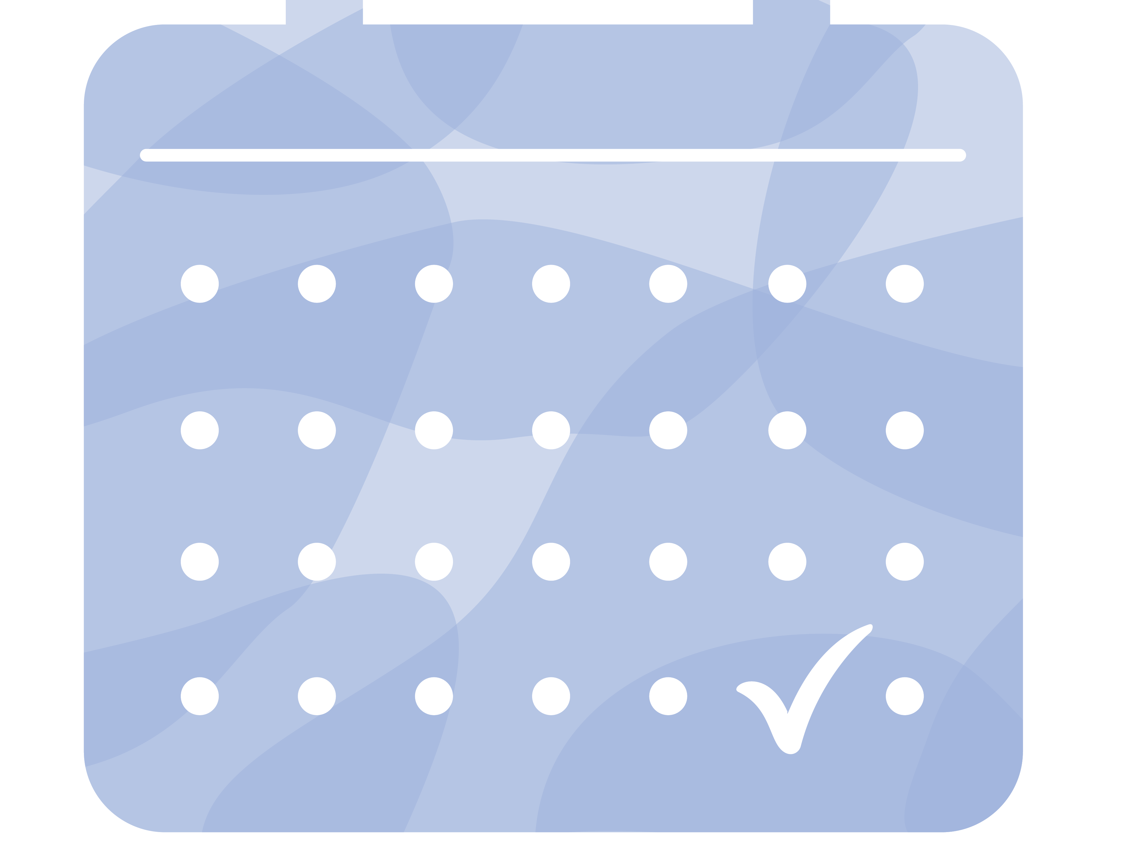 Illustration of a calendar with a monthly to-do