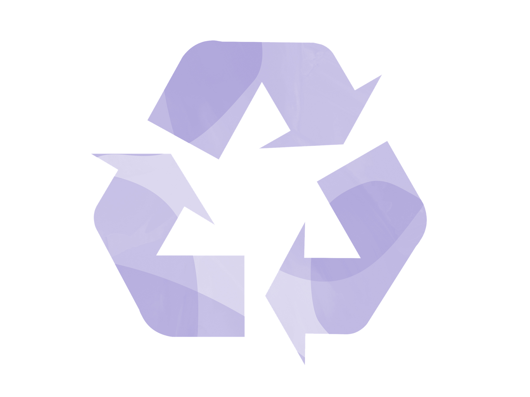 Purple recycle icon illustration