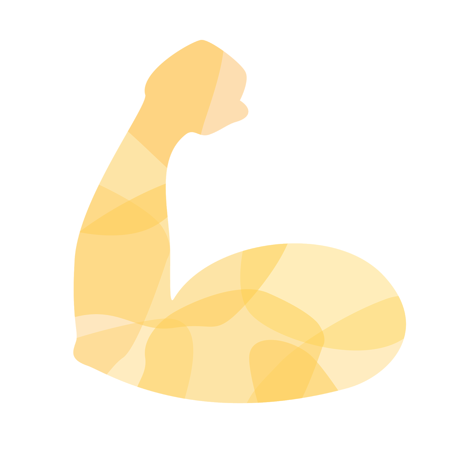 illustration of a muscular arm flexing