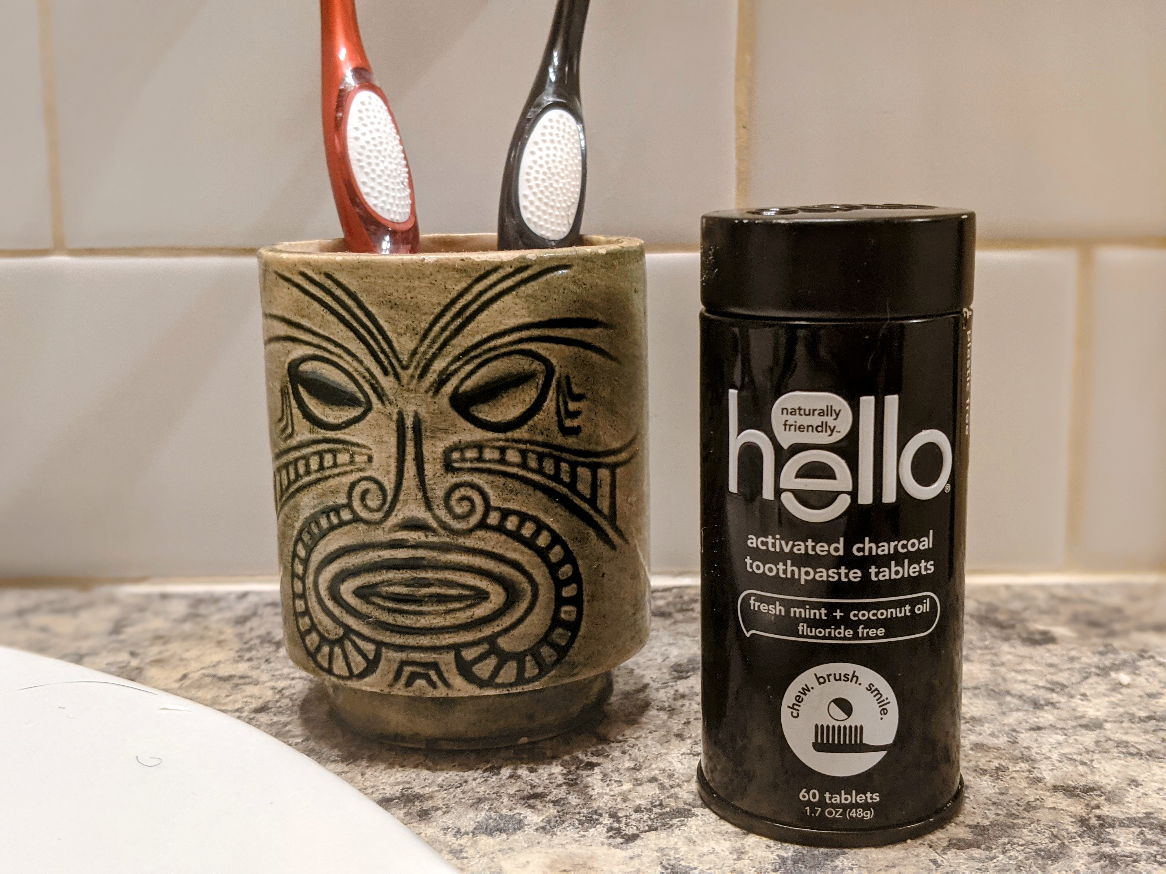 hello activated charcoal toothpaste tablets reviews