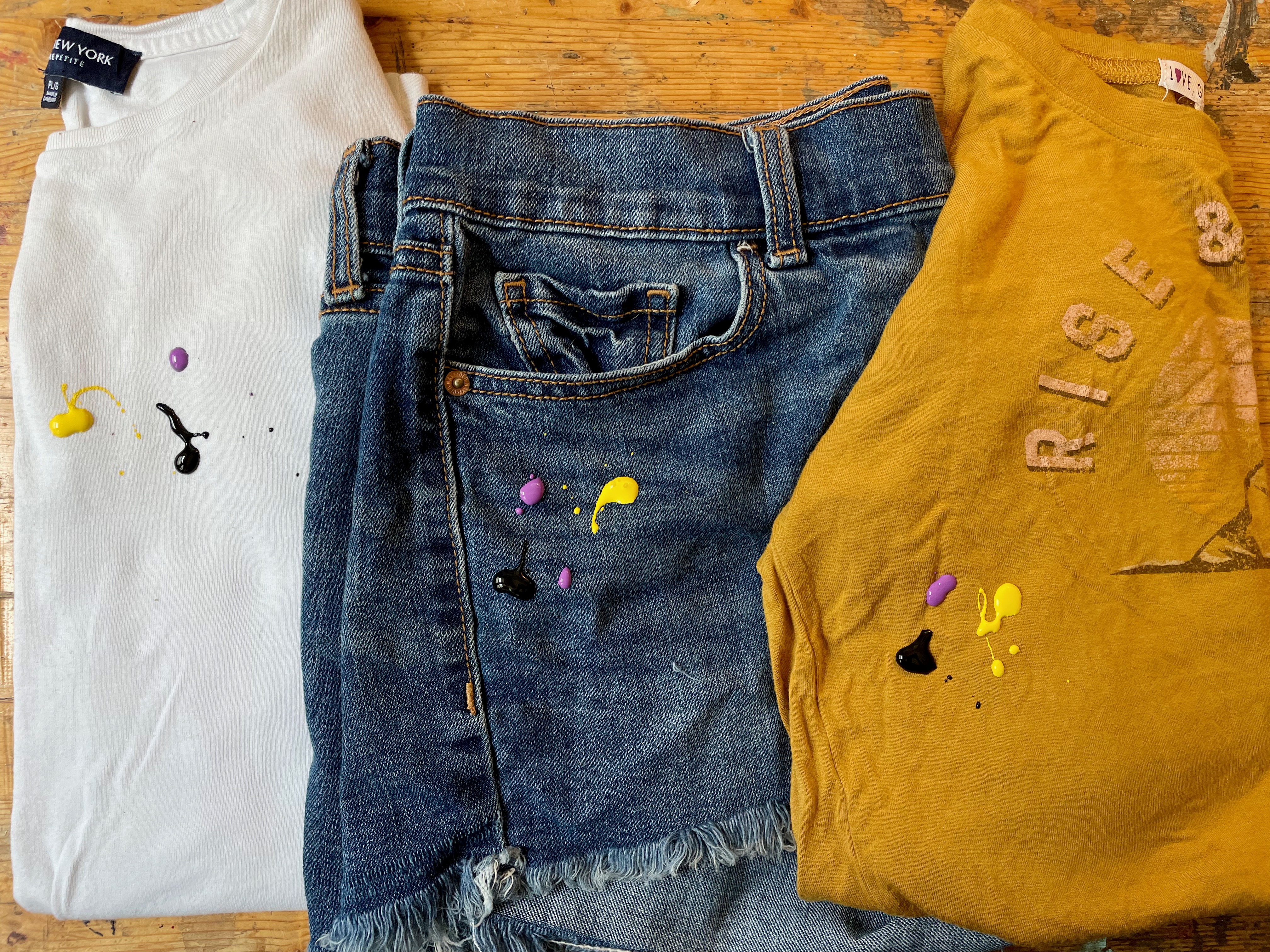 Summer Series: How to Remove Paint from Clothing