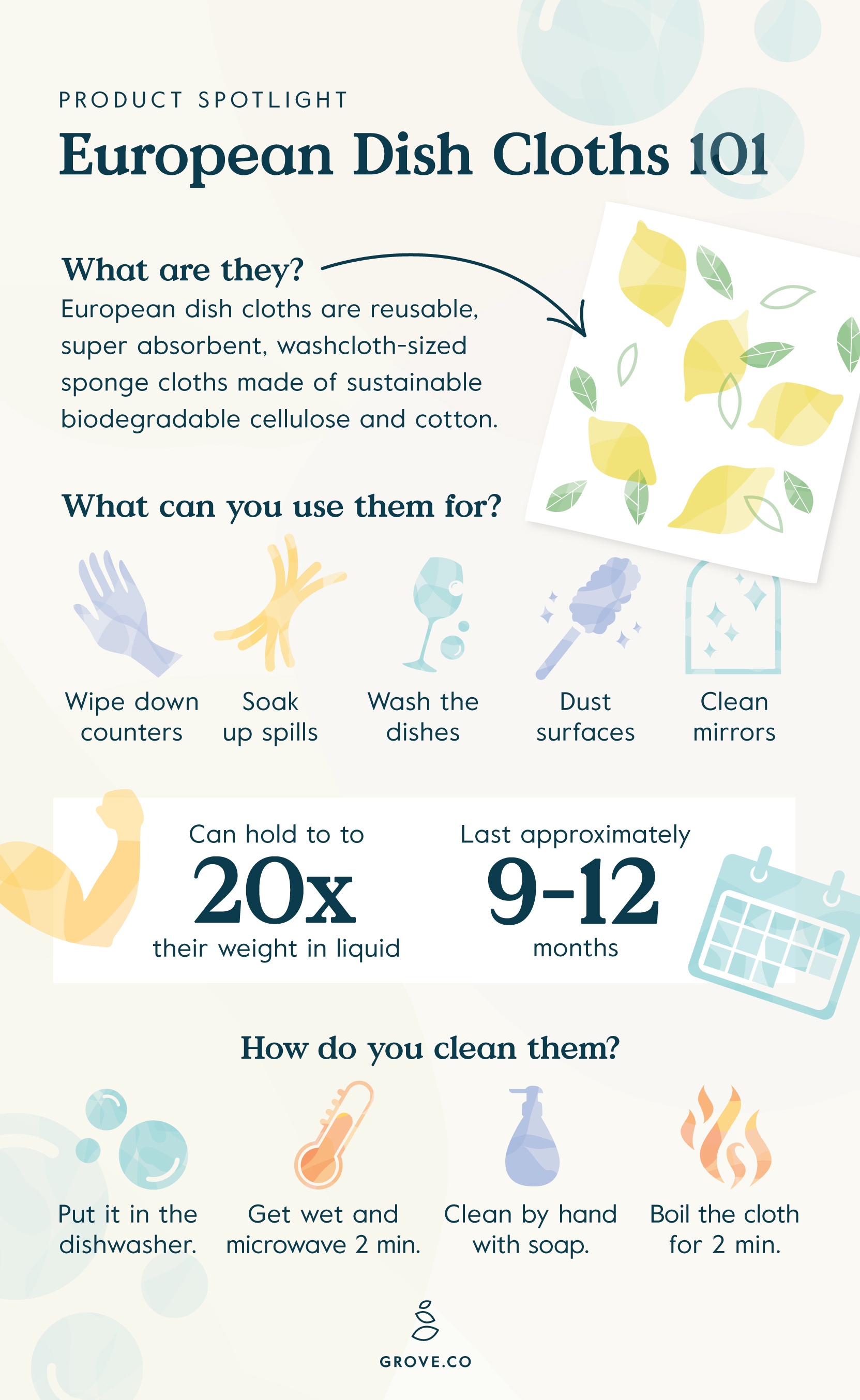 We Tried It: 5 Ways To Use European Dish Cloths