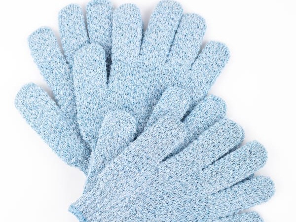 image of a pair of exfoliating gloves