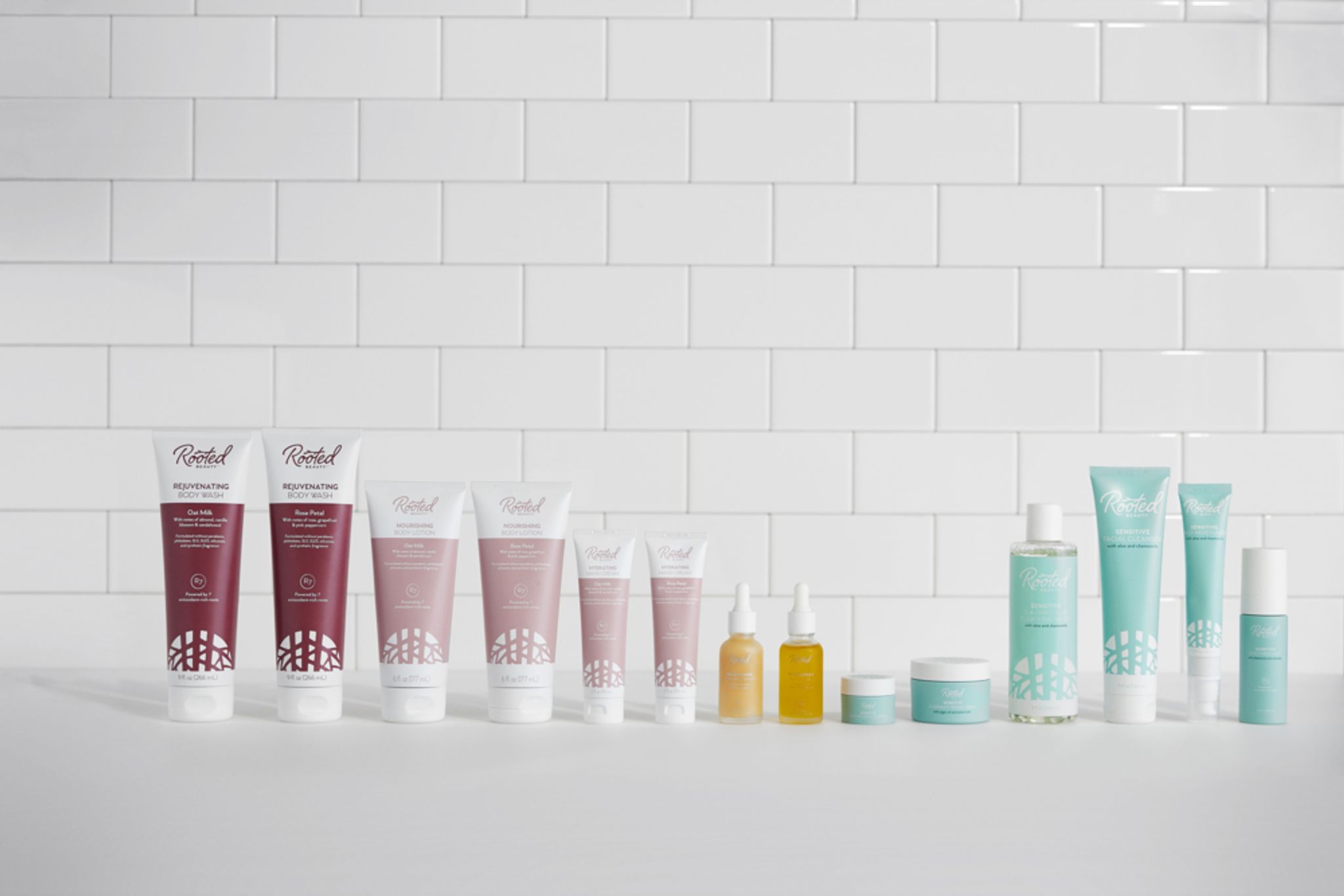 Image of rooted products with micellar water