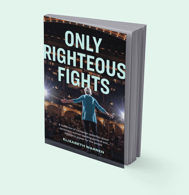 Photo of the "Only Righteous Fights" speech collection.
