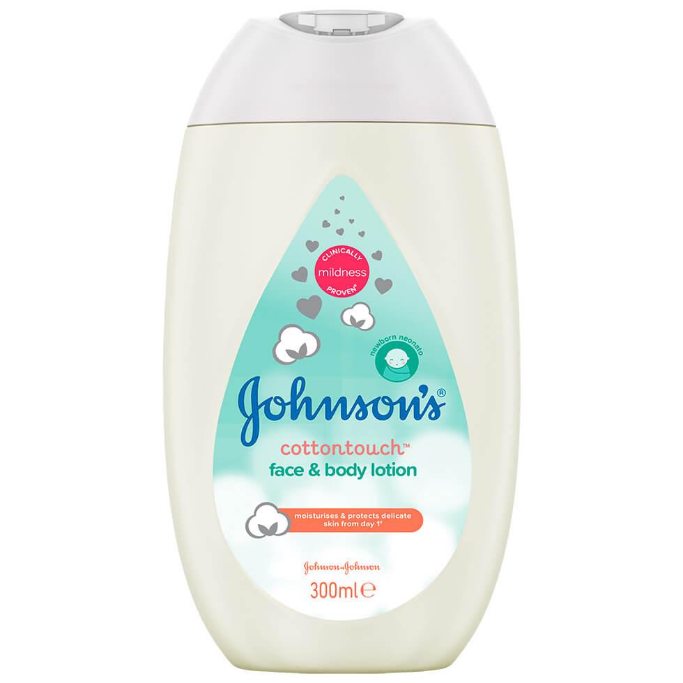 JOHNSON'S® CottonTouch™ losjon za novorojenčke za obraz in telo