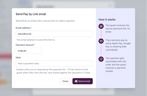 How Trybe’s Pay By Link can help protect you from Fraud and Chargebacks.