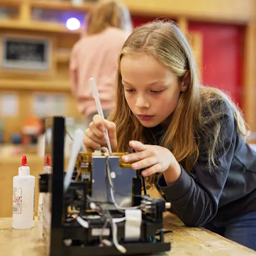 Weekend van de wetenschap ontdekstation