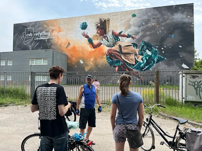 Streetart fietstocht west