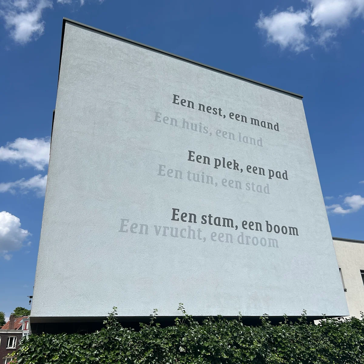 Een nest, een mand