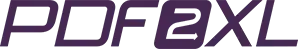 PDF2XL