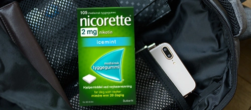 Pack of 2mg Nicorette Fruit Fusion Gum