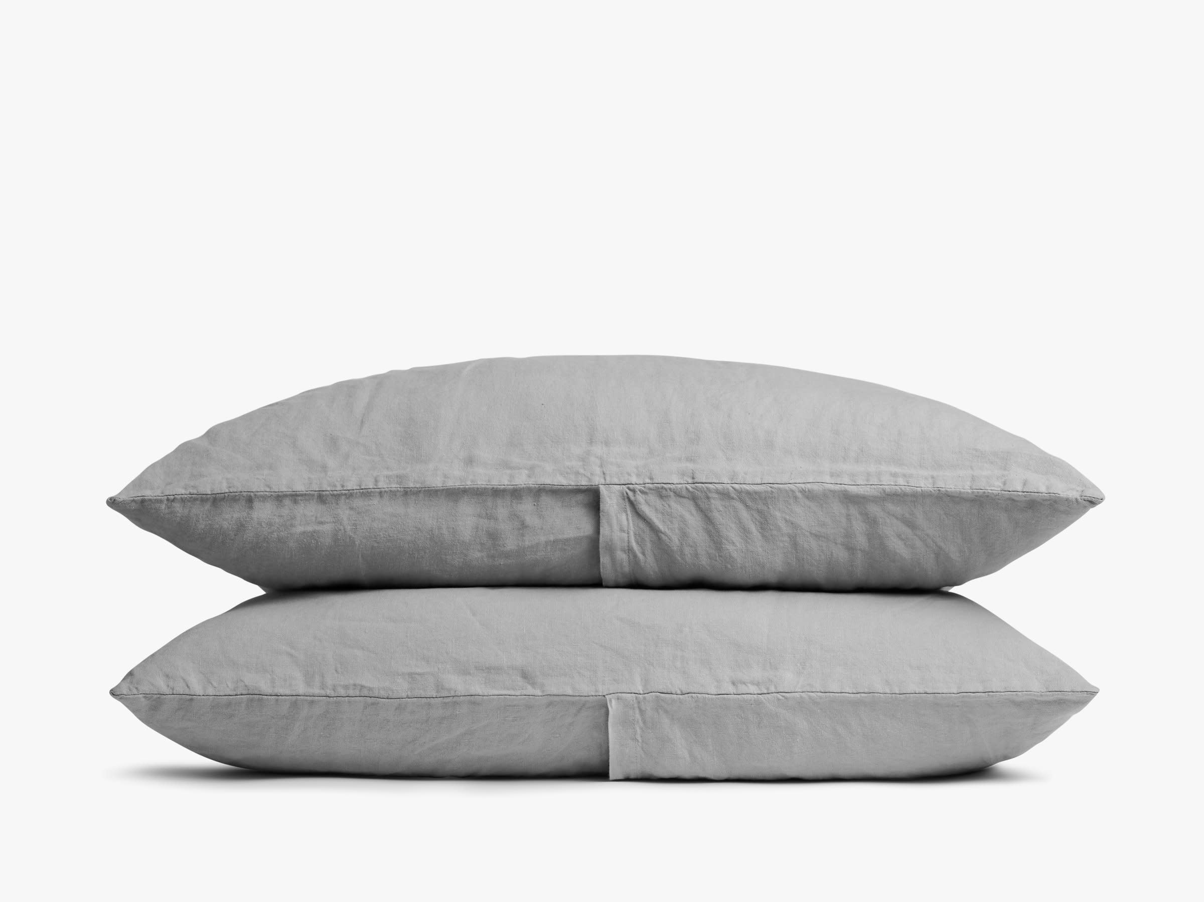 Grey Classic Linen Pillowcase Set Product Image
