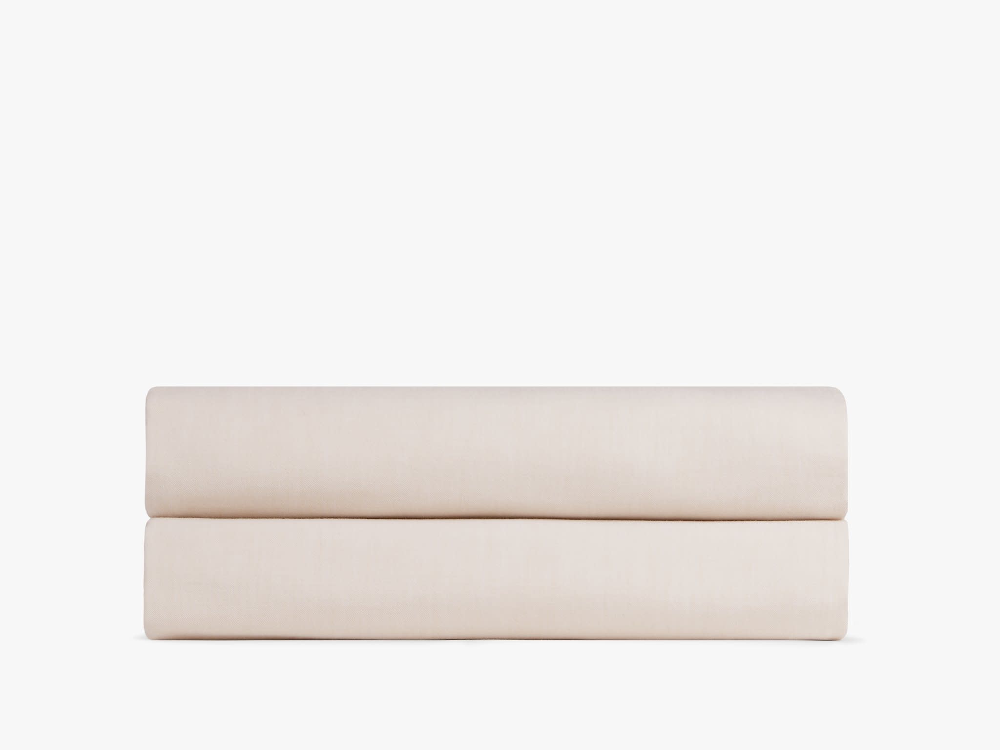 Ivory Washed Sateen Fitted Sheet Product Image