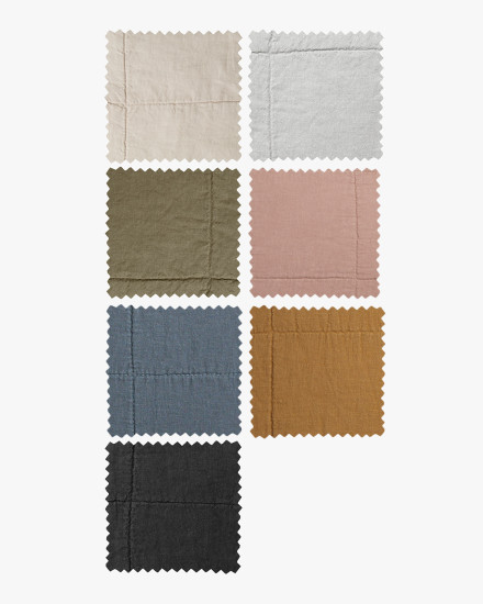 Fog Linen Box Quilt Fabric Swatch