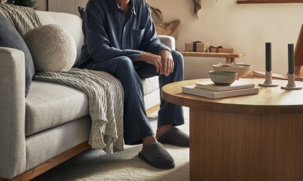 man wearing clogs