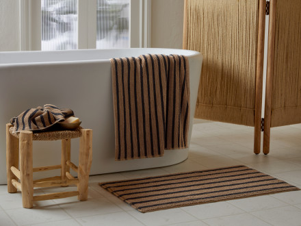 Organic Resort Stripe Tub Mat