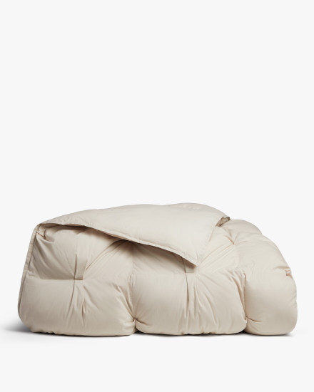 Bone Organic Cotton Puff Comforter