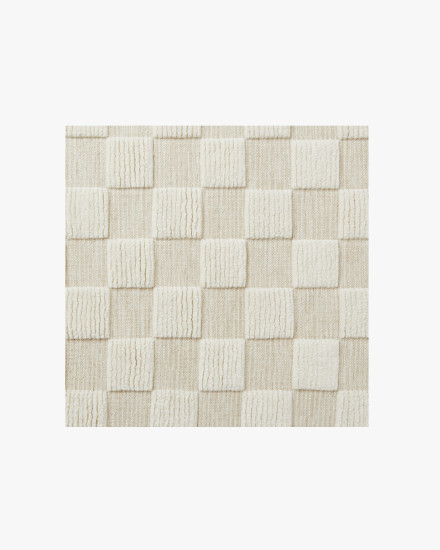Checkered Wool Rug Swatch