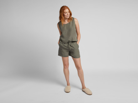 Womens Linen Tank