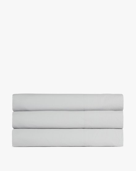 Light Grey Percale Top Sheet