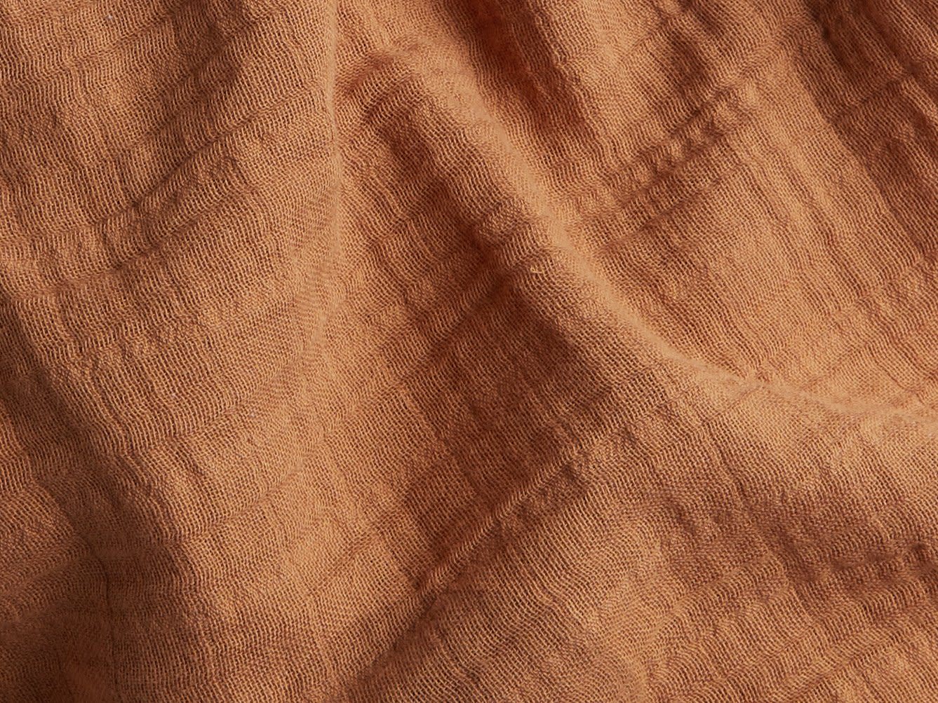Close Up Of Terra Muslin Swaddle Blanket