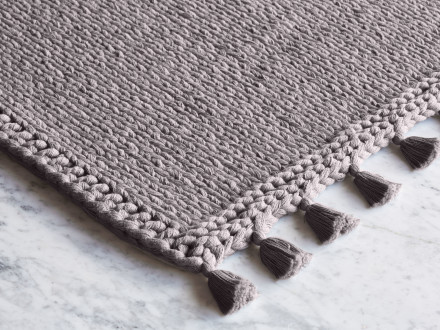 Hand Knit Rug