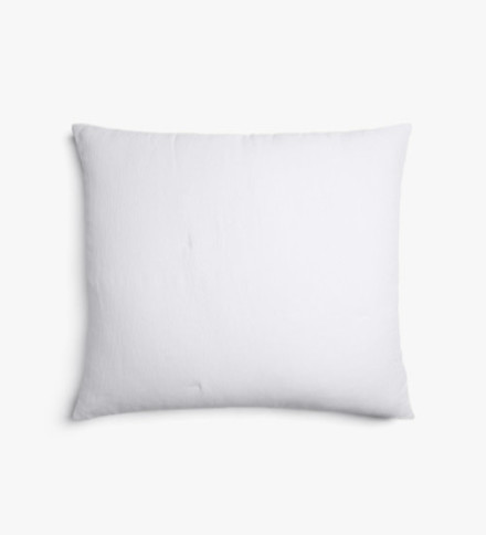 White Everyday Linen Euro Sham