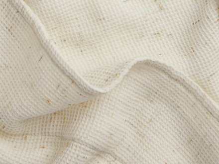 Close Up Of Speckled Waffle Robe