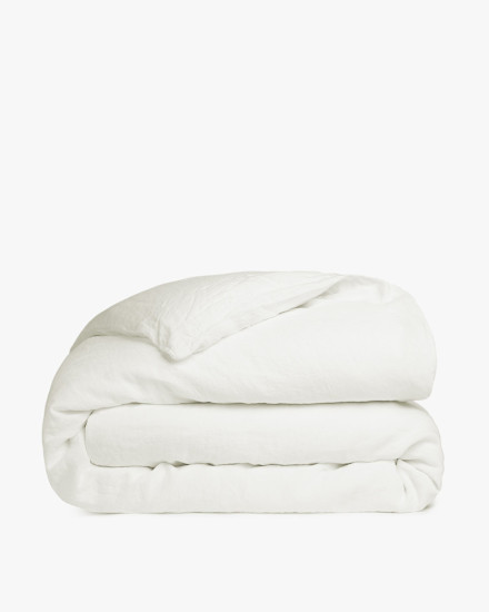 Cream Linen Duvet Cover