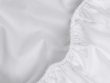 Close Up Of Sateen Fitted Sheet
