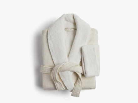 Organic Gauze Terry Robe