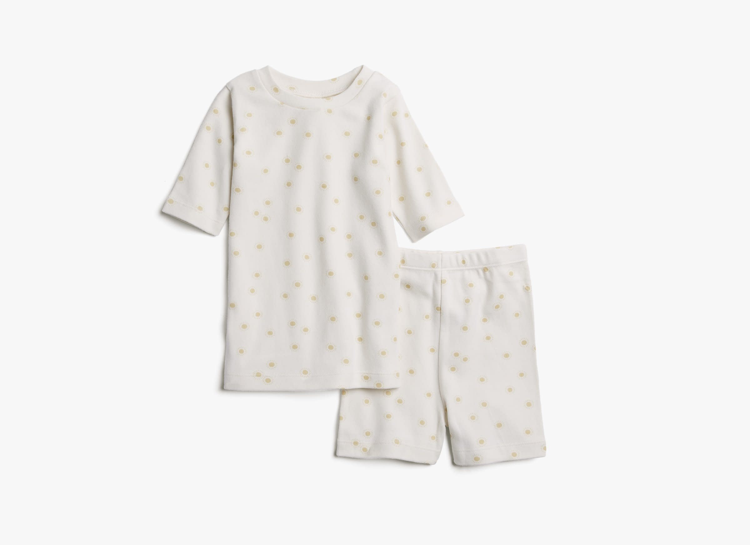 White Sunburst Pajama Set Product Image