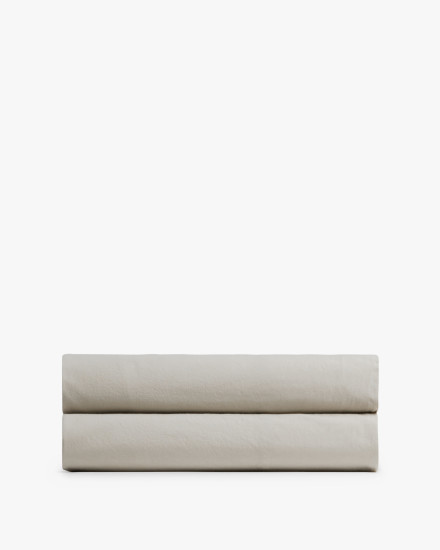 Bone Organic Cotton Fitted Sheet