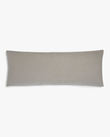 Natural Vintage Linen Body Pillow Cover